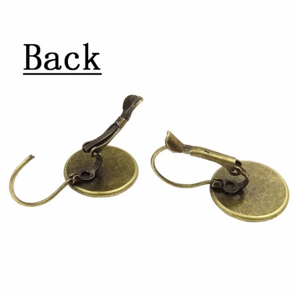 Butterfly Silver or Bronze Boho Drop Earrings - Picture 4 of 4